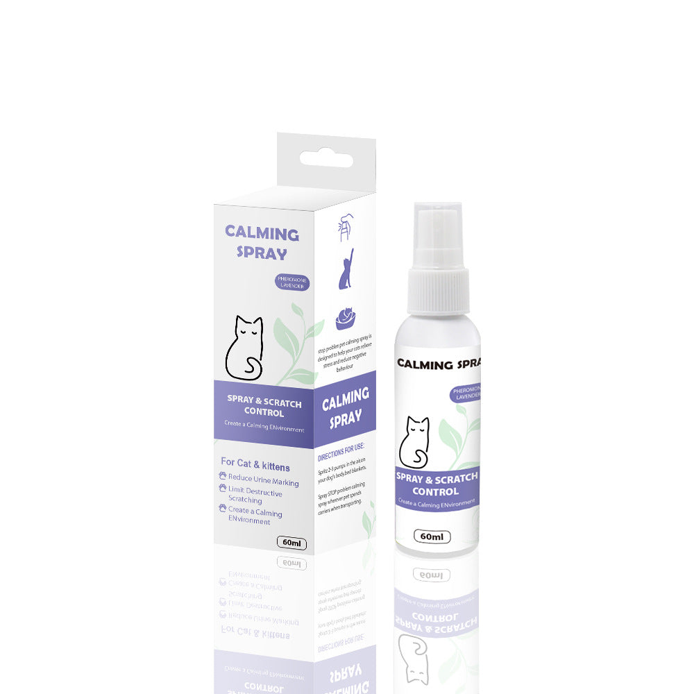 Organic Calming Spray for Cats- Natural Anxiety Relief