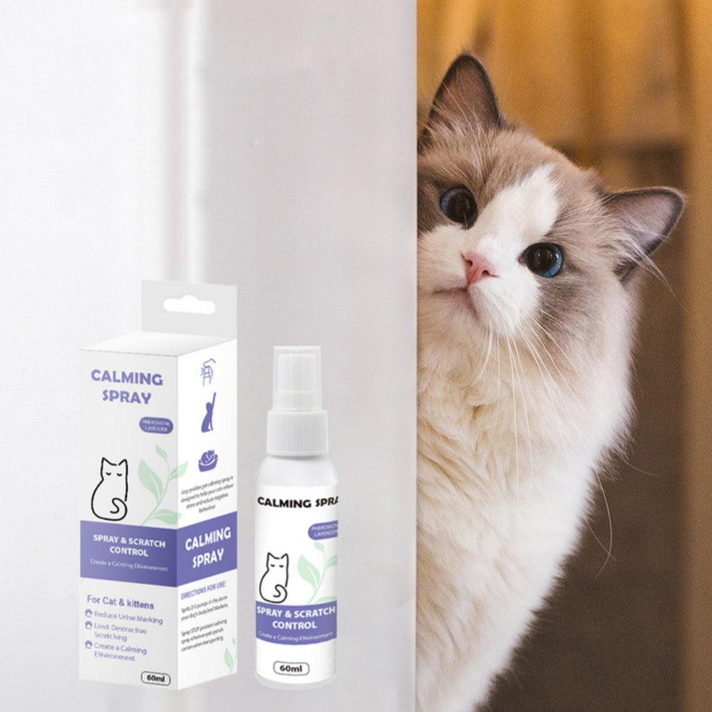 Organic Calming Spray for Cats- Natural Anxiety Relief