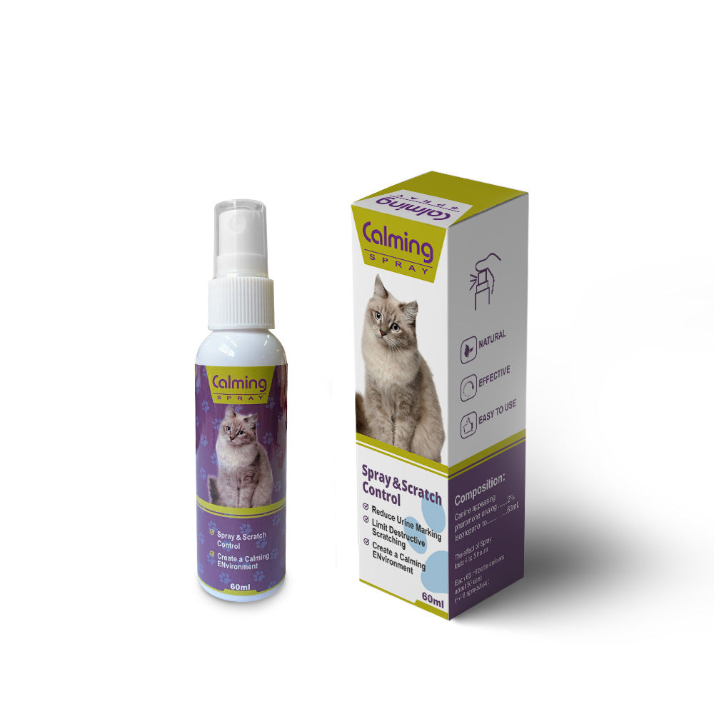 Organic Calming Spray for Cats- Natural Anxiety Relief