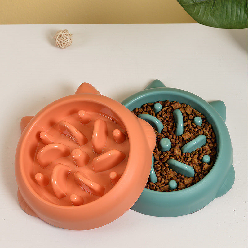 Anti-Choking Slow Feeder Bowl - For Dogs & Cats