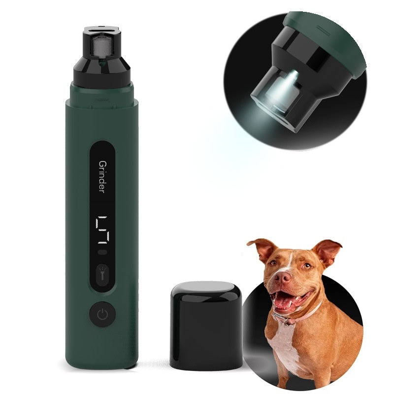 Quiet Electric Pet Nail Grinder - 5 Speed Rechargeable